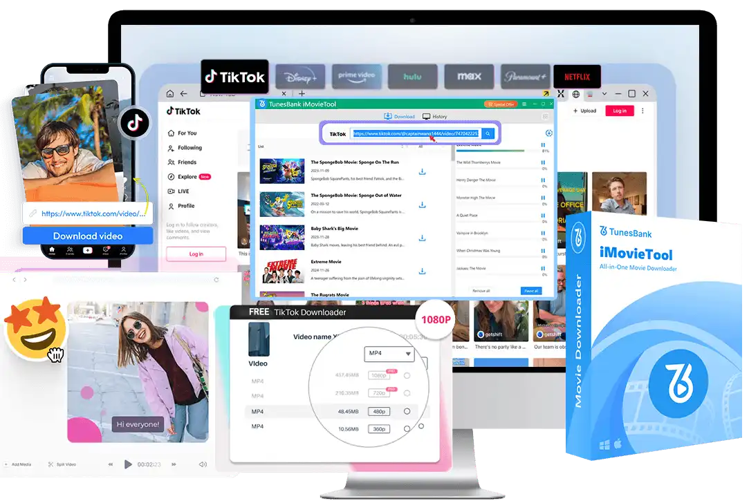 Download TikTok videos to MP4/MKV