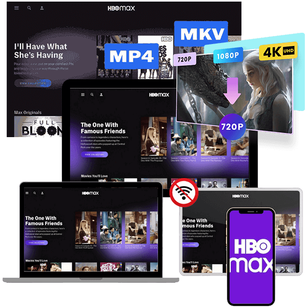 Offline Play HBO Max -videoita