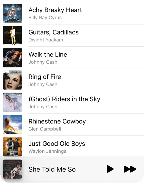 apple music playlist