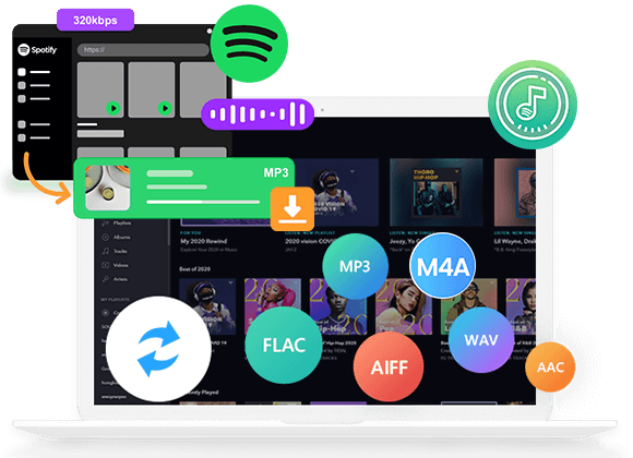 Sepanduk Penukar Muzik Spotify