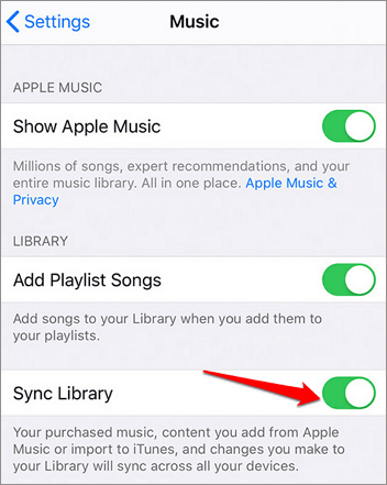 sync apple music to ipod touch