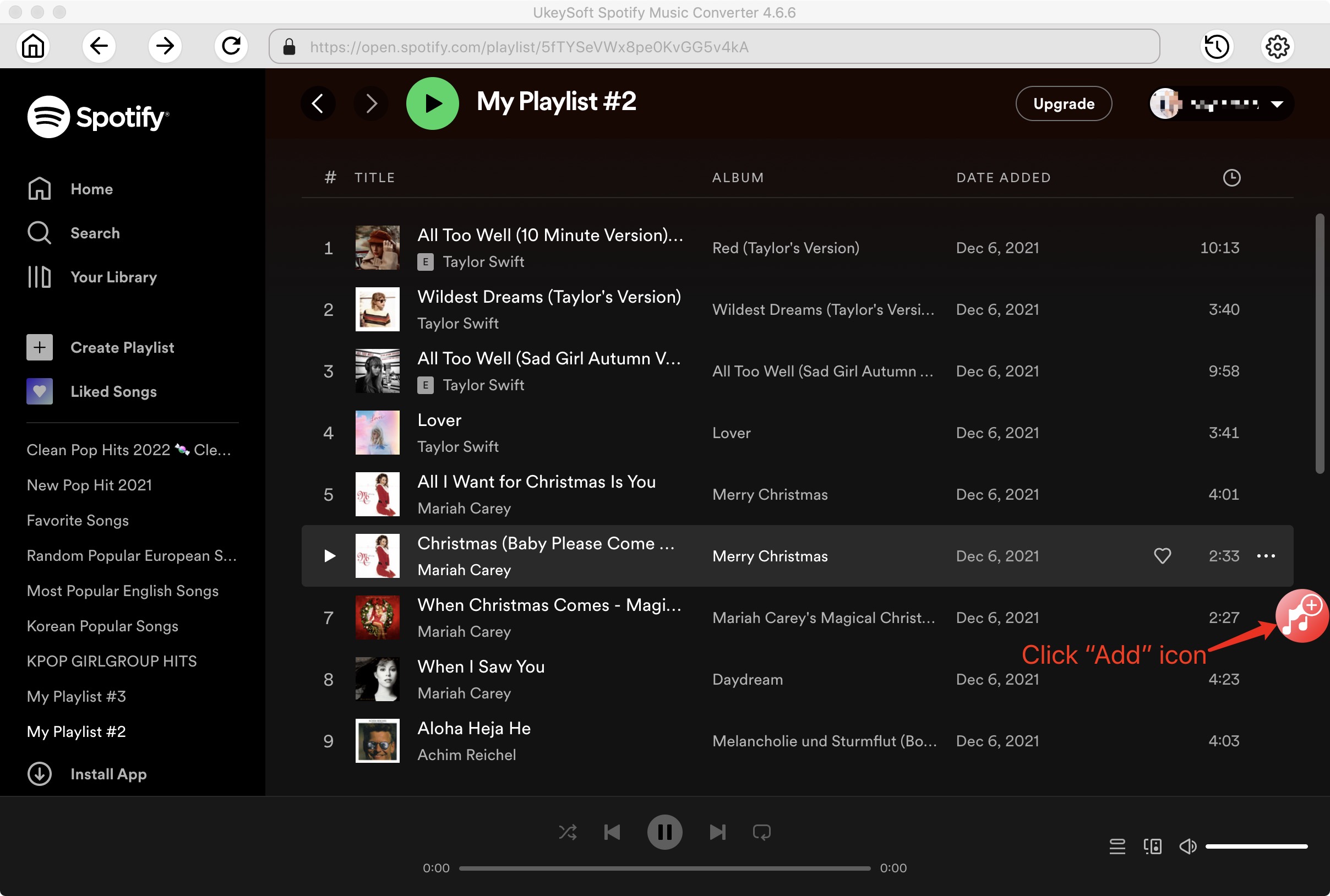 UkeySoft Spotify sang mp3 Chuyển đổi