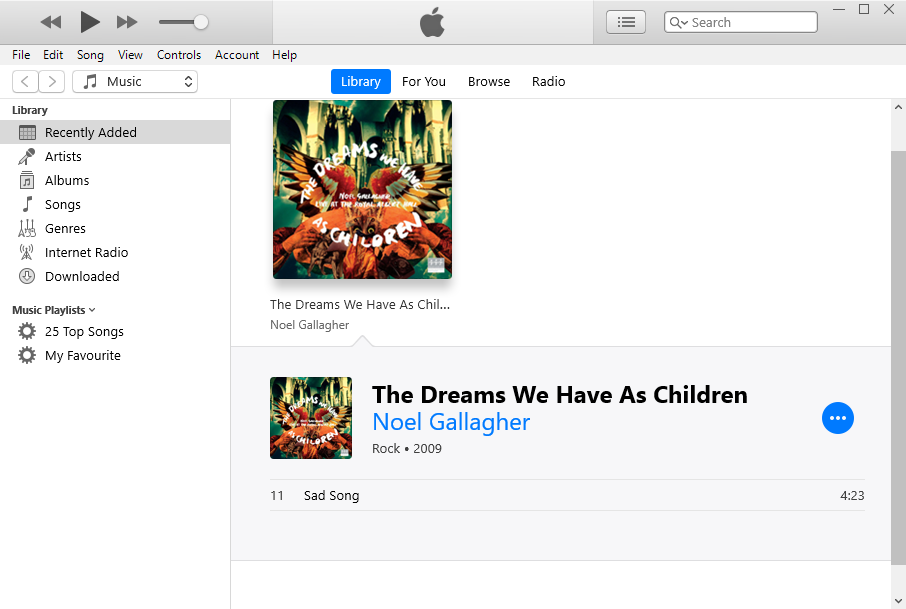 drop the mp3 file to iTunes