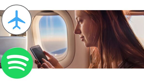 riproduci musica Spotify in modalità aereo