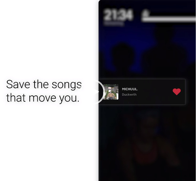 save songs to peloton