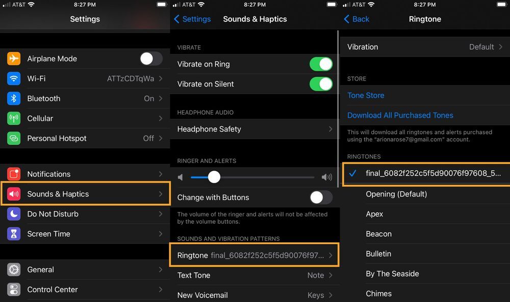 set Spotify song as ringtone on iphone