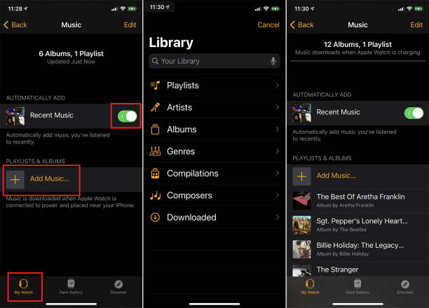 move music to apple watch