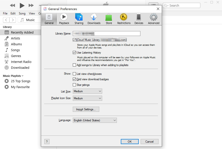 sync apple music to itunes on windows