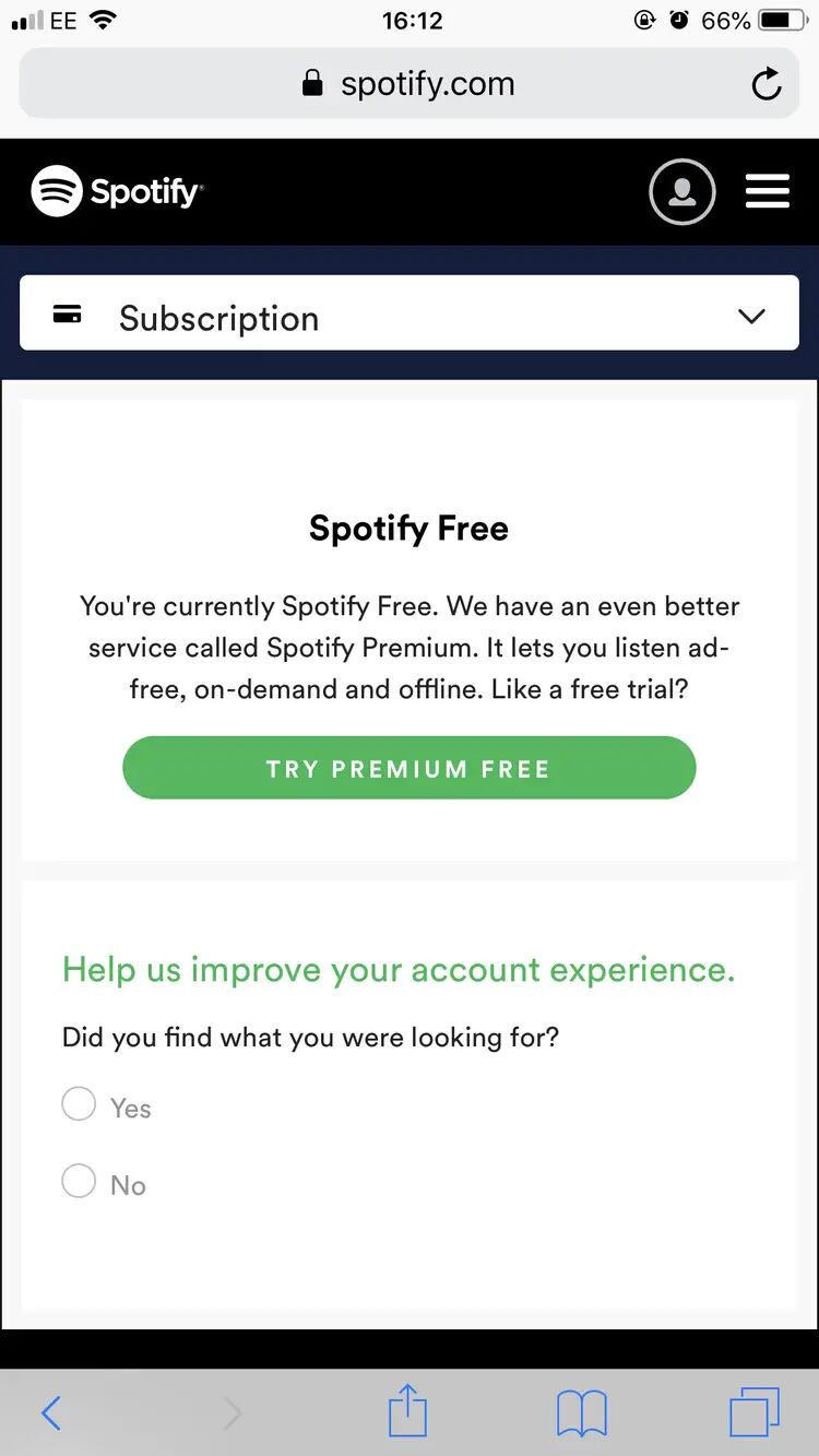 bolck annonser på spotify med premium