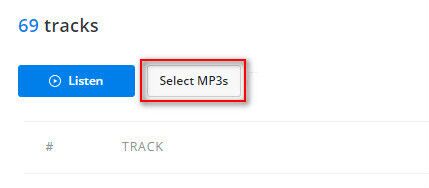 mp3s Spotify の曲を Deezer にアップロードする