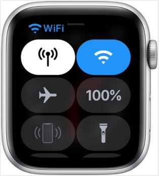 enable WiFi on Apple Watch