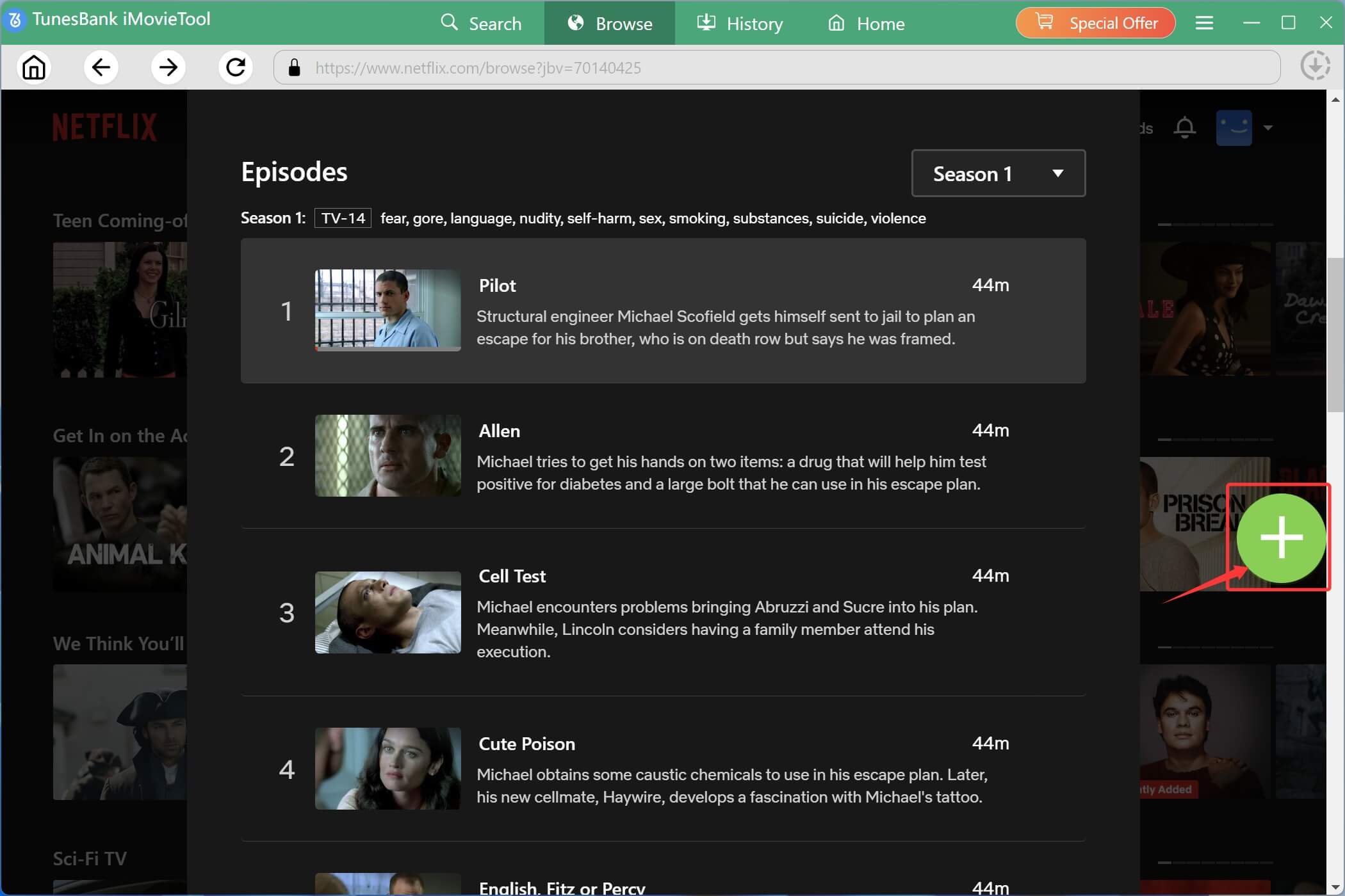 add netflix movie