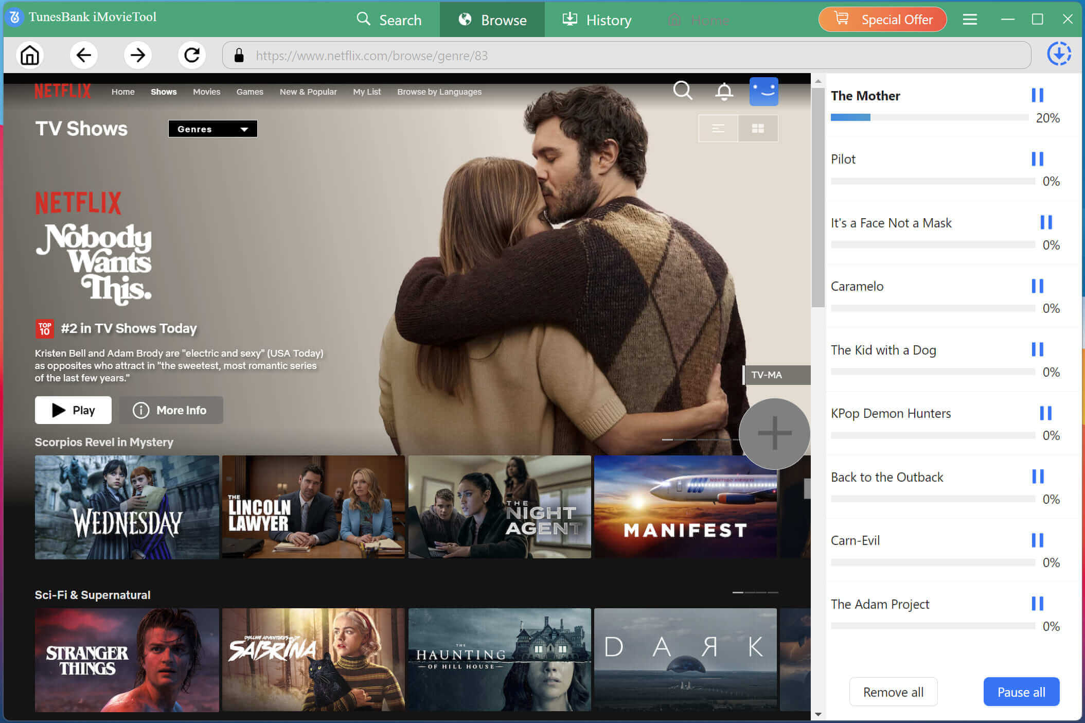 batch download netflix shows on mac
