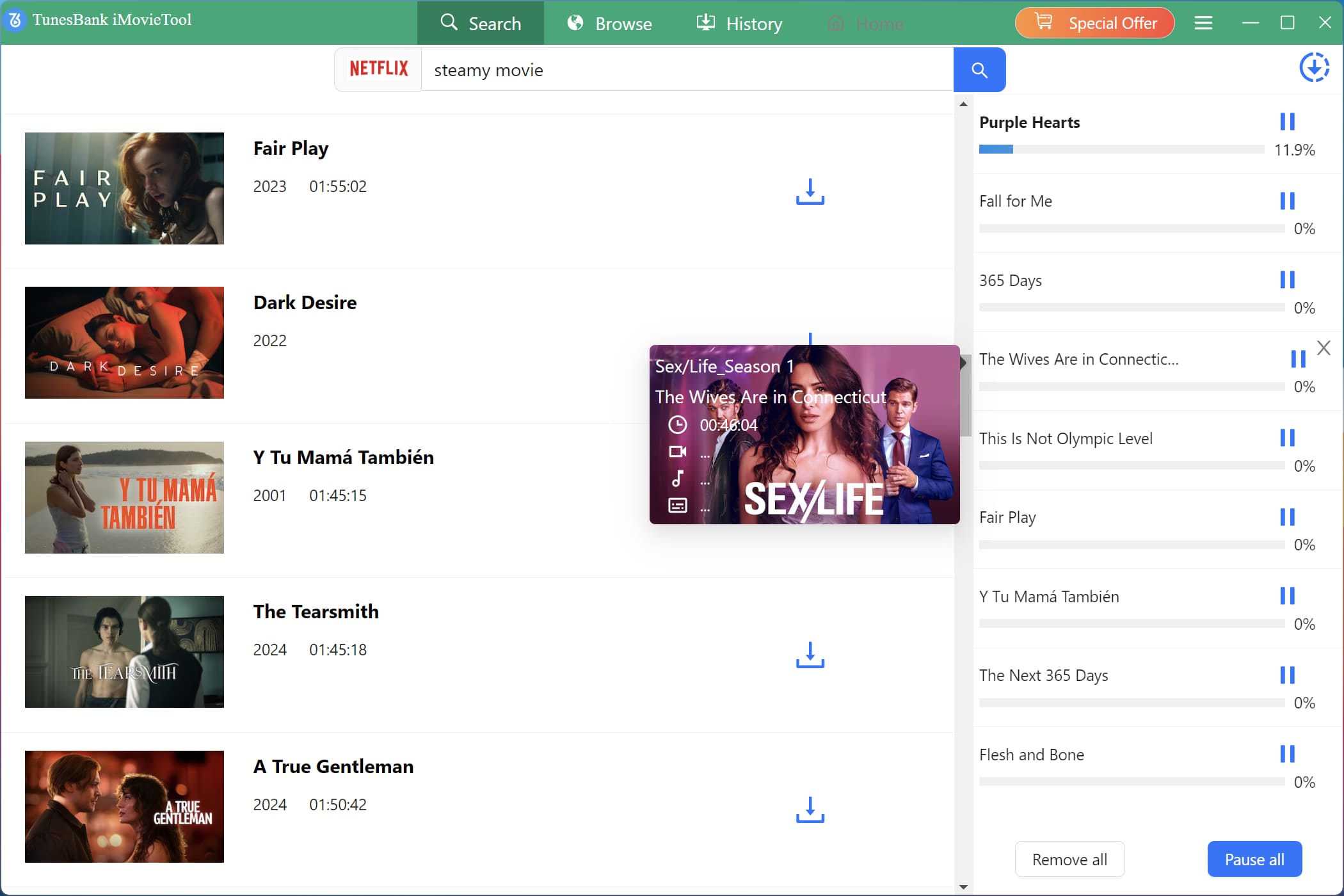 start downloading netflix videos