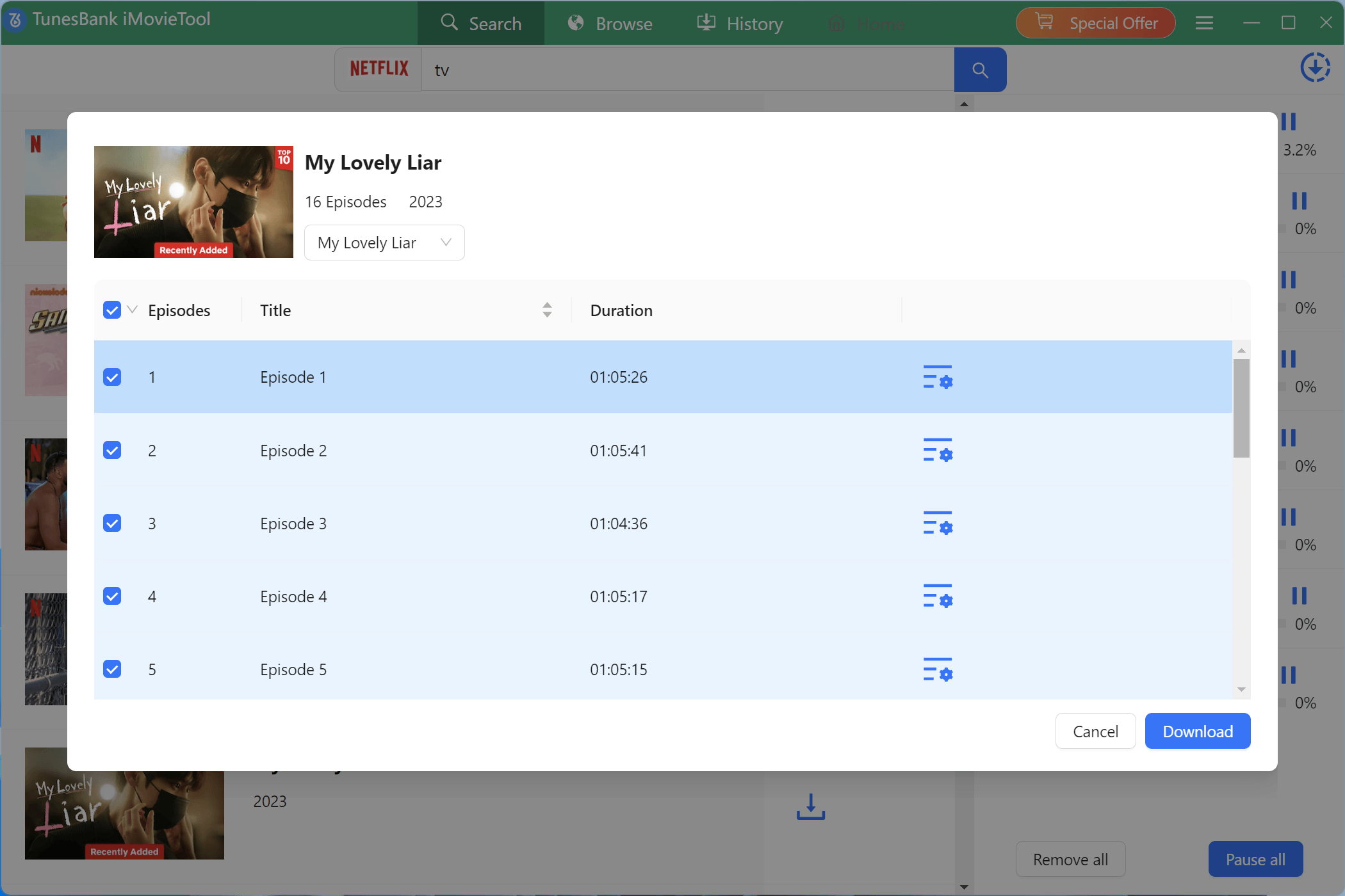 download netflix shows on laptop