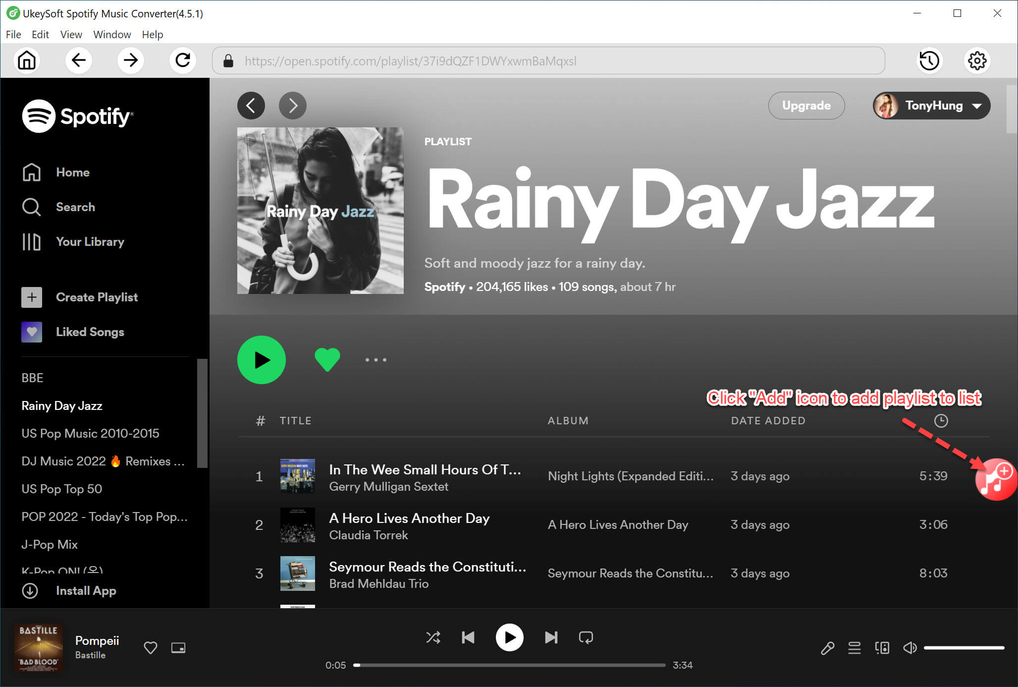 UkeySoft Spotify संगीत कनवर्टर