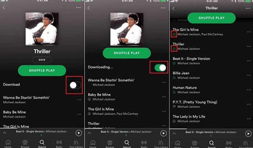 spotify şarkılarını premium telefona indir