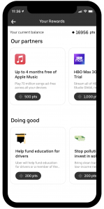 få gratis apple music via uber-belöningar