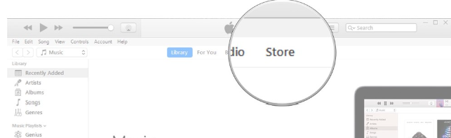 iTunes Store su Windows