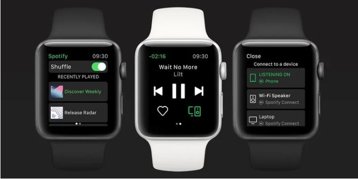 chơi spotify apple watch