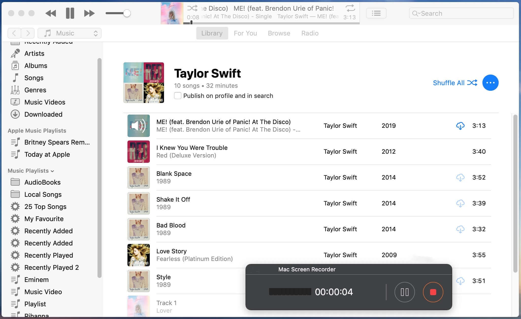 將 Apple Music 錄製到 MP3