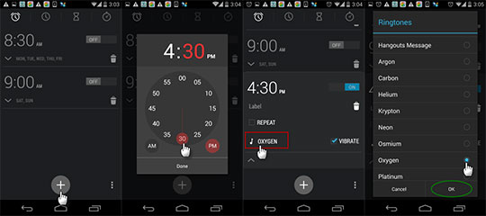set apple music as alarm on android
