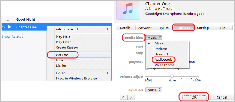 Add Chapters into Audiobooks