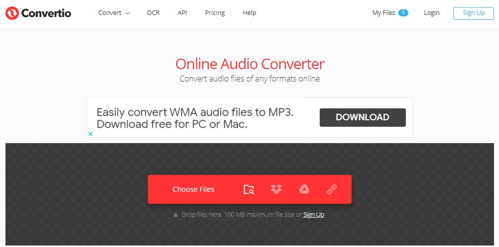 แปลงไฟล์เสียงเป็น mp3 ออนไลน์