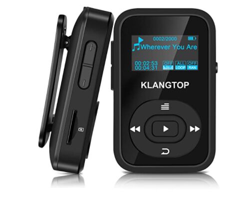Audible MP3 player - KLANGTOP Digital Clip Music Player