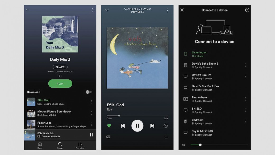 play spotify on two devices via Spotify Connect