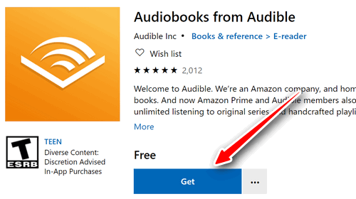 download audible app for windows
