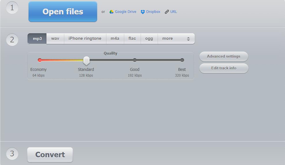 enregistrer de la musique Apple en mp3 - Convertisseur audio en ligne