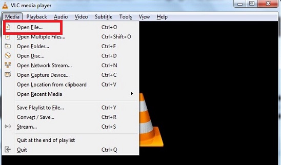 播放可聽見的 vlc 窗口