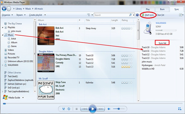 copy audible books to mp3 player