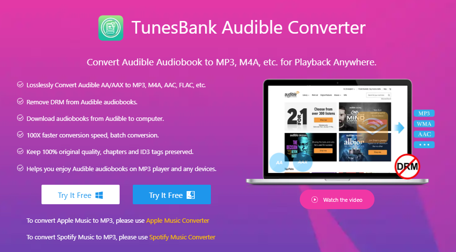 tunesbank hoorbare converter