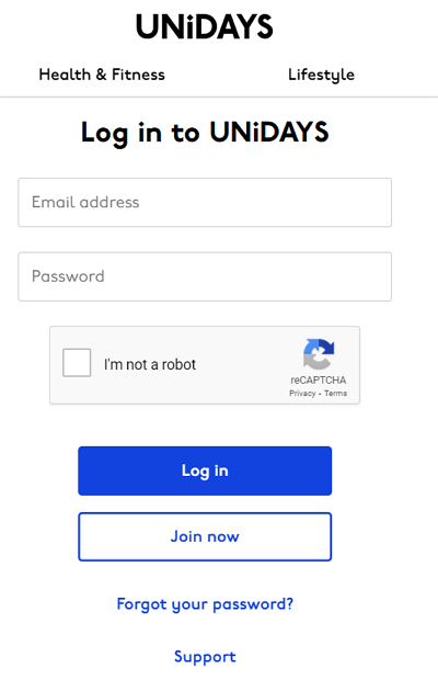 login uniday