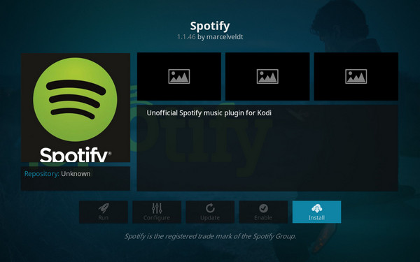 stáhněte si spotify add on