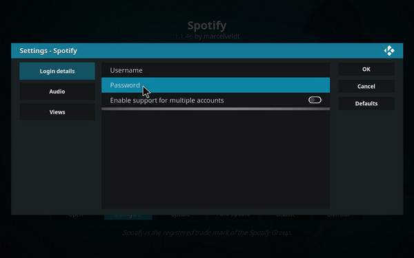 đăng nhập spotify