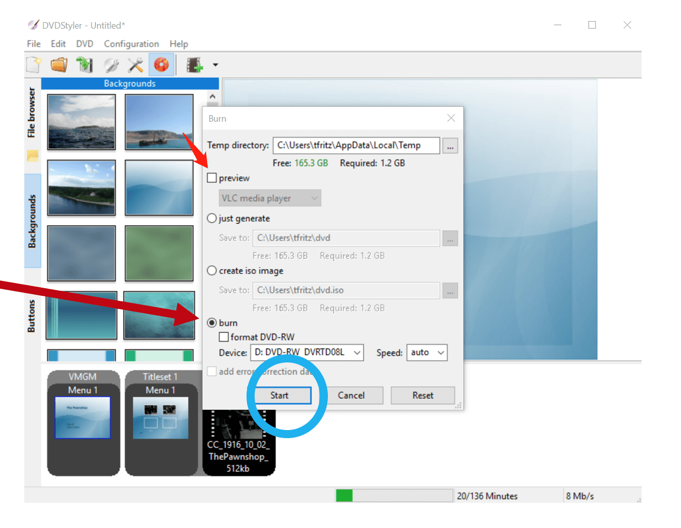 burn video to dvd for free