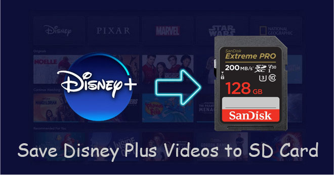 muat turun video Disney Plus ke kad SD