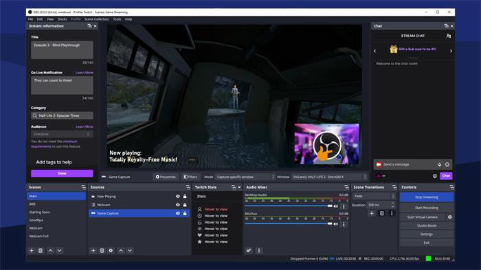 record amazon video with obs