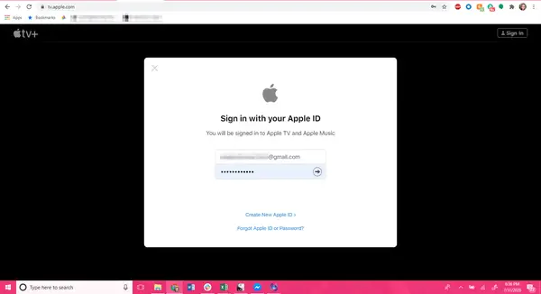 đăng nhập bằng ID Apple