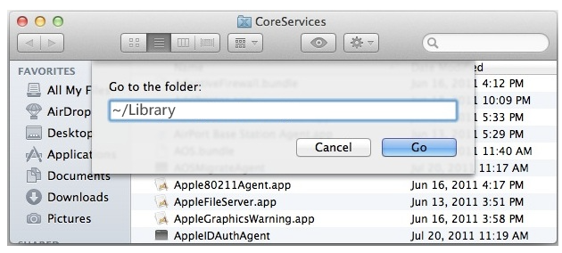 Go to Finder on Mac
