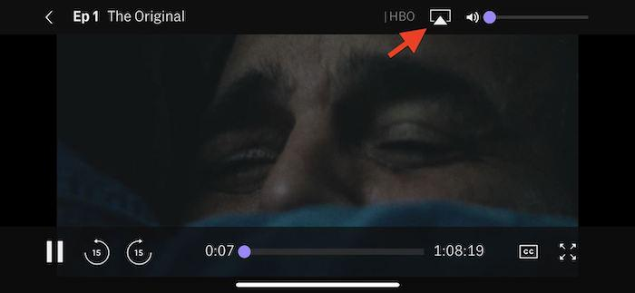 aruncați HBO Max de la telefon la televizor