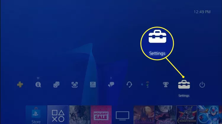 ps4 सेटिंग्स