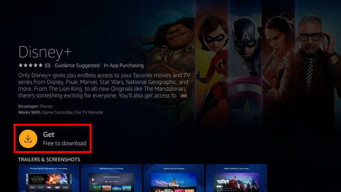 Ottieni Disney Plus sul TV Samsung
