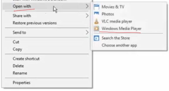 memutar video amazon dengan windows media player