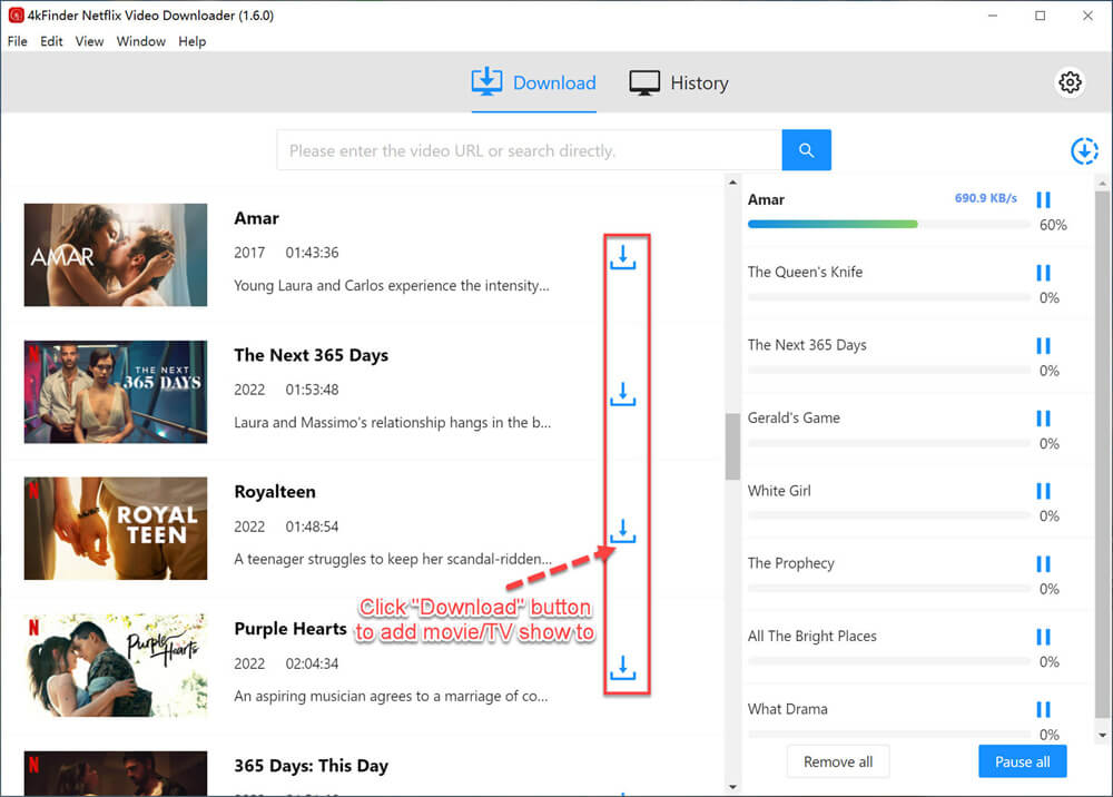 download Netflix K-dramas videos