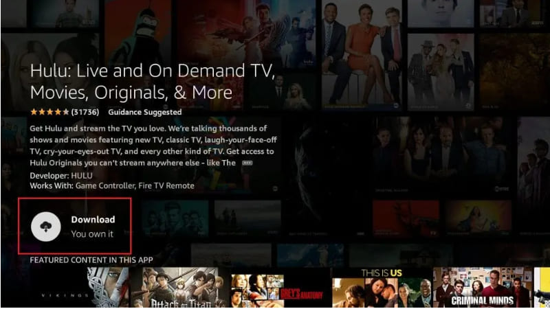install hulu app in firestick