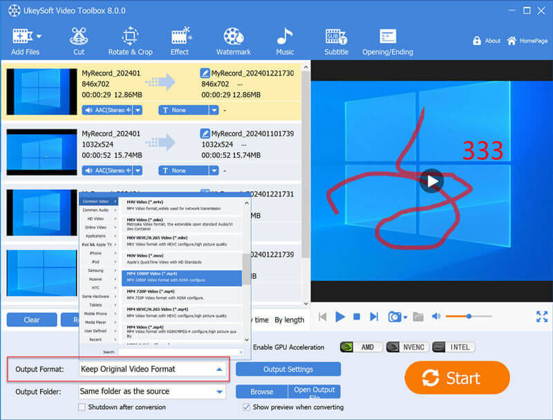 convert netflix video to mkv